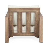 Westchester Acacia Wood Outdoor Club Chair with Cushion by Christopher Knight Home
