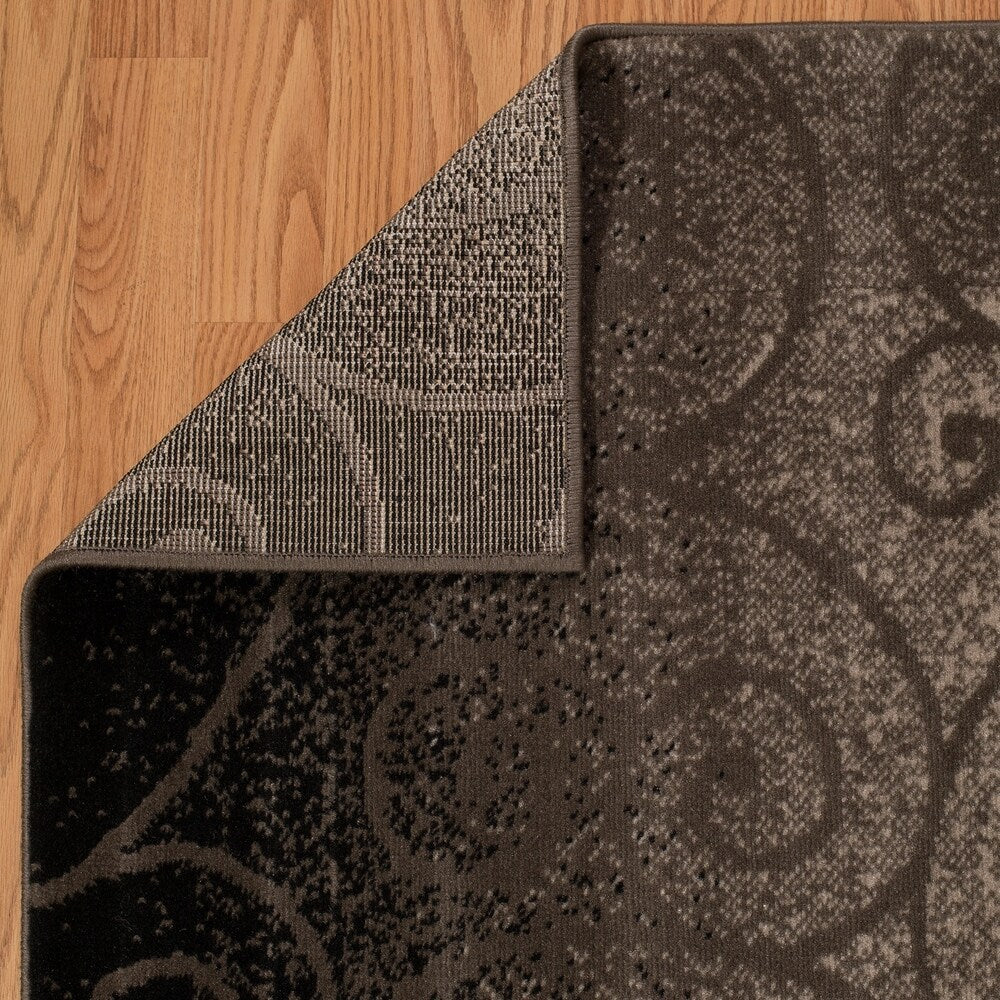 Westfield Home Dutchess Bagheera Shiitake Area Rug - 5'3 x 7'2