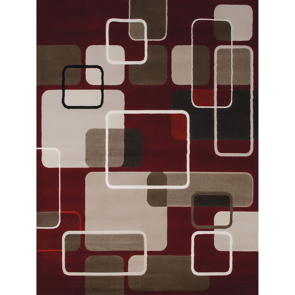 Westfield Home Dutchess Zazu Garnet Area Rug - 7'10" x 10'6"