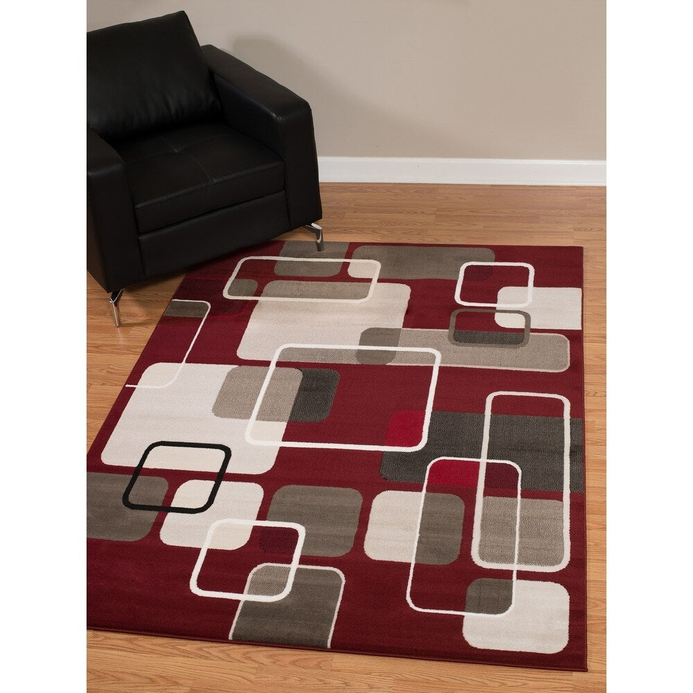 Westfield Home Dutchess Zazu Garnet Area Rug - 7'10" x 10'6"