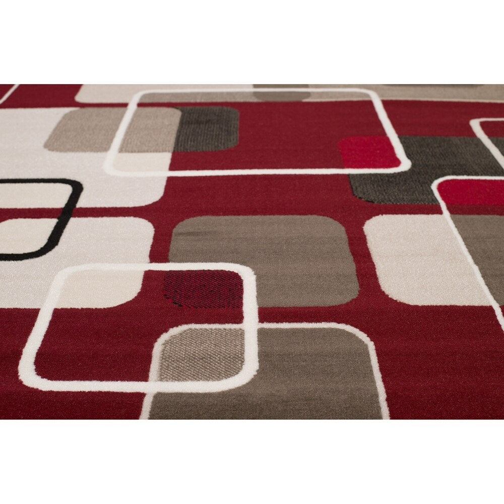 Westfield Home Dutchess Zazu Garnet Area Rug - 7'10" x 10'6"