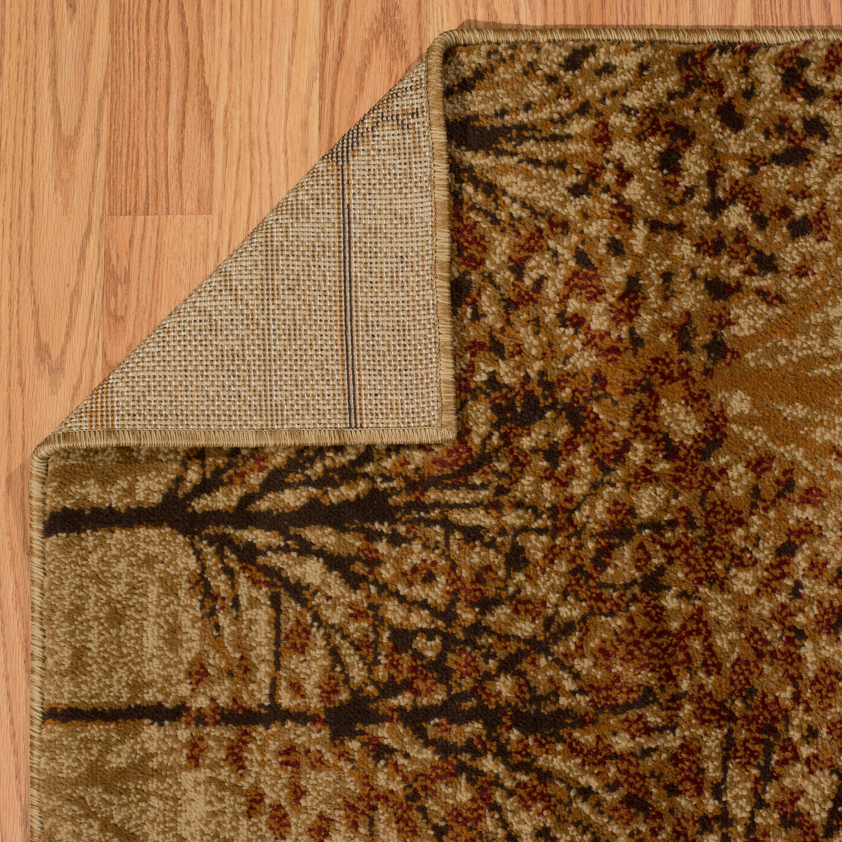 Westfield Home Harmony Tree Line Natural Area Rug
