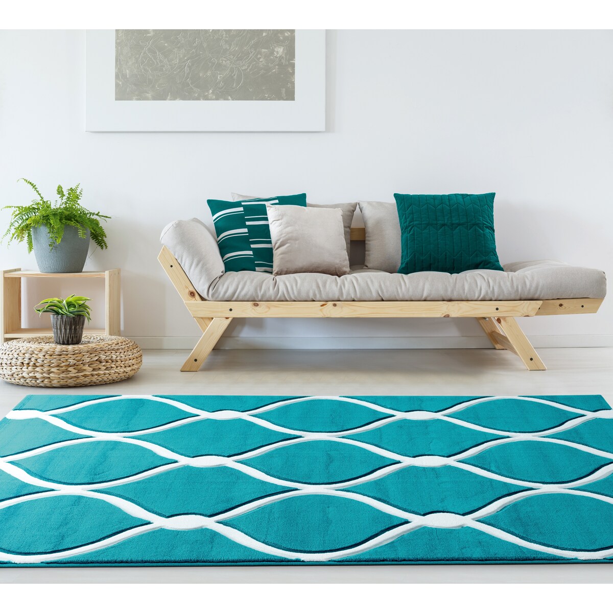 Porch & Den Darlene Hand-Carved Area Rug