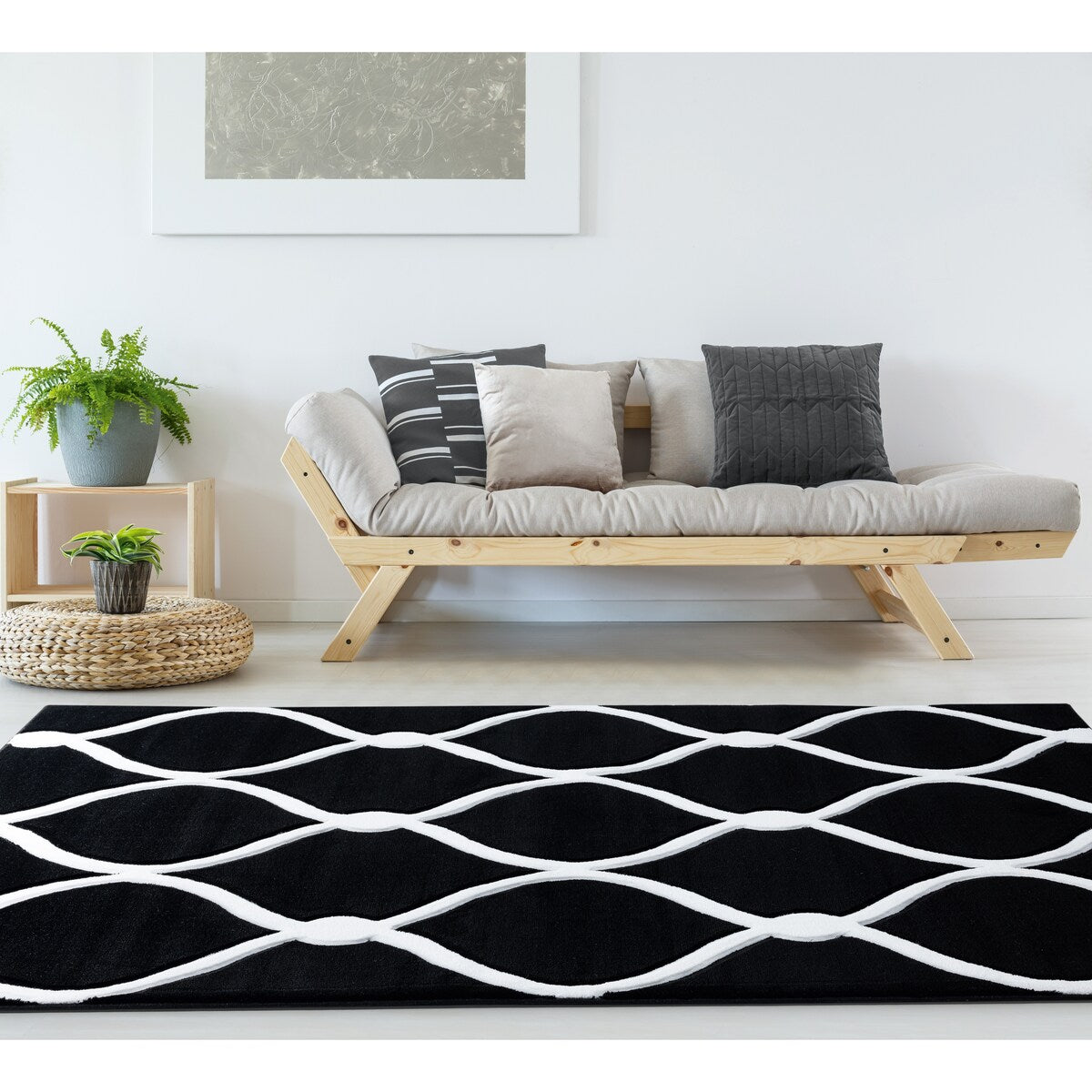 Porch & Den Darlene Hand-Carved Area Rug