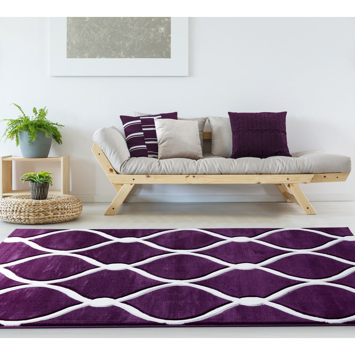 Porch & Den Darlene Hand-Carved Area Rug
