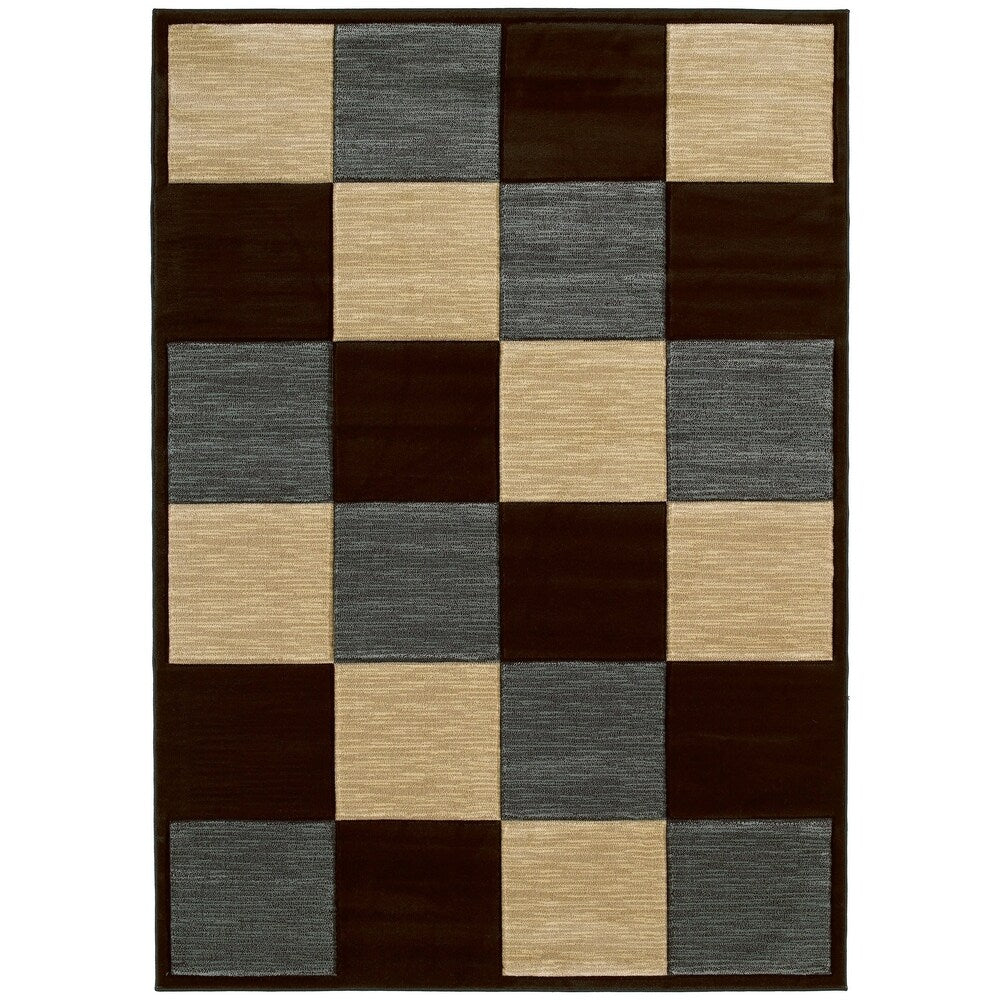 Westfield Home Sculptures Rosanna Smoke Blue Hand Carved Accent Rug - 1'10" x 2'6"