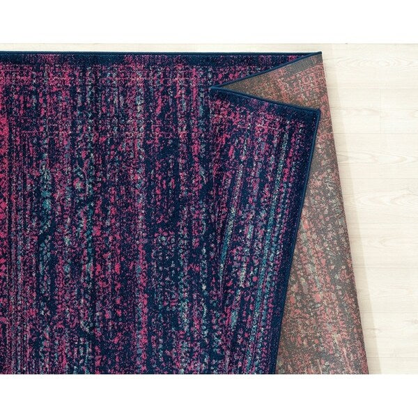 Westfield Home Versailles Prague Midnight Blue Area Rug - 7'10" x 10'6"