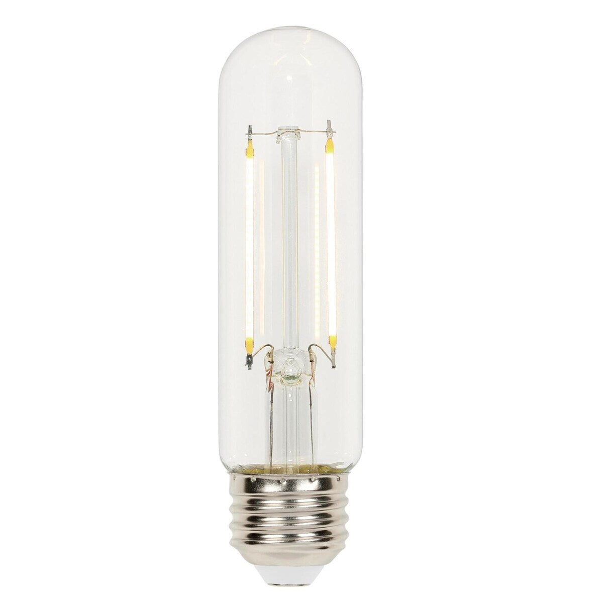 Westinghouse Lighting 3.5-Watt (60-Watt Equivalent) Clear T10 Dimmable Filament Light Bulb, 2700K, Medium Base - 4-Pack