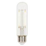 Westinghouse Lighting 3.5-Watt (60-Watt Equivalent) Clear T10 Dimmable Filament Light Bulb, 2700K, Medium Base - 4-Pack