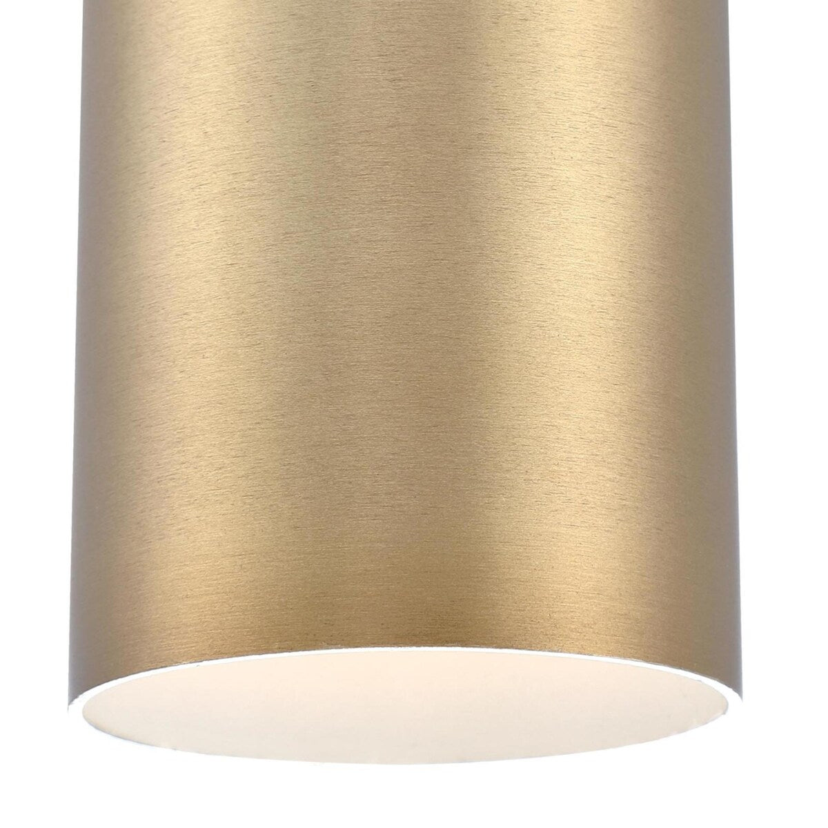 Westinghouse Lighting Rayman One-Light LED Indoor Mini Pendant, Brushed Brass Finish - 1-Light