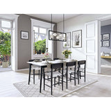 Westinghouse Lighting Zoa Five-Light LED Indoor Chandelier, Matte Brushed Gun Metal Finish with Crystal Glass