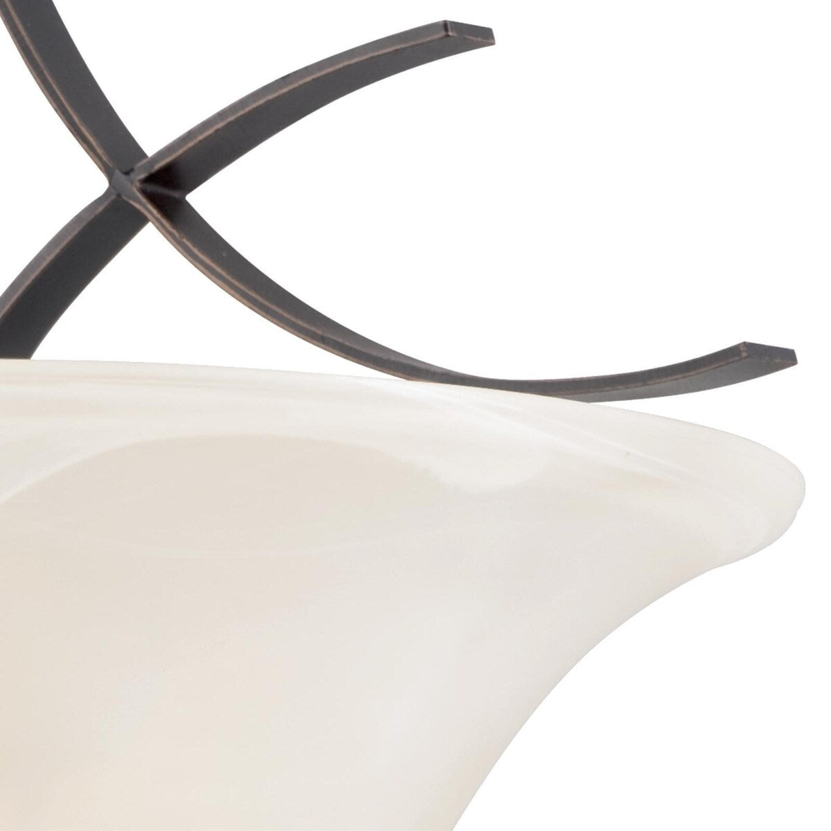 Westinghouse Pacific Falls Two-Light Indoor Convertible Pendant/Semi-Flush Ceiling Fixture
