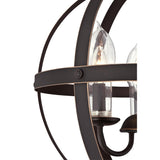 Westinghouse Stella Mira Outdoor Chandelier, Clear Glass Candle Covers