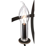 Westinghouse Stella Mira Outdoor Chandelier, Clear Glass Candle Covers