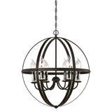 Westinghouse Stella Mira Outdoor Chandelier, Clear Glass Candle Covers