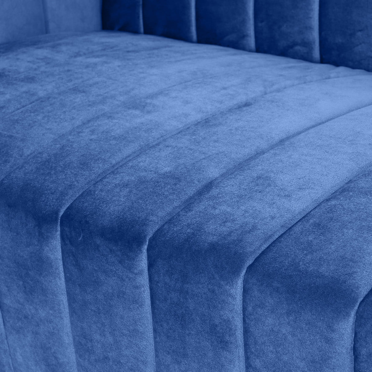 Weymouth Contemporary Channel Stitch Velvet Settee by Christopher Knight Home