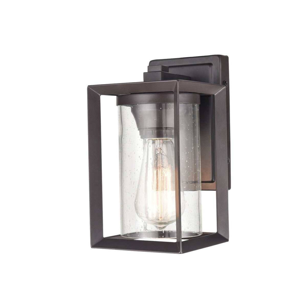 Millennium Lighting Wheatland Outdoor 1 Light Wall Sconce in Powder Coat Black