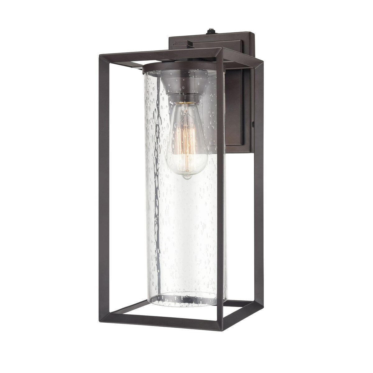 Millennium Lighting Wheatland Outdoor 1 Light Wall Sconce in Powder Coat Black