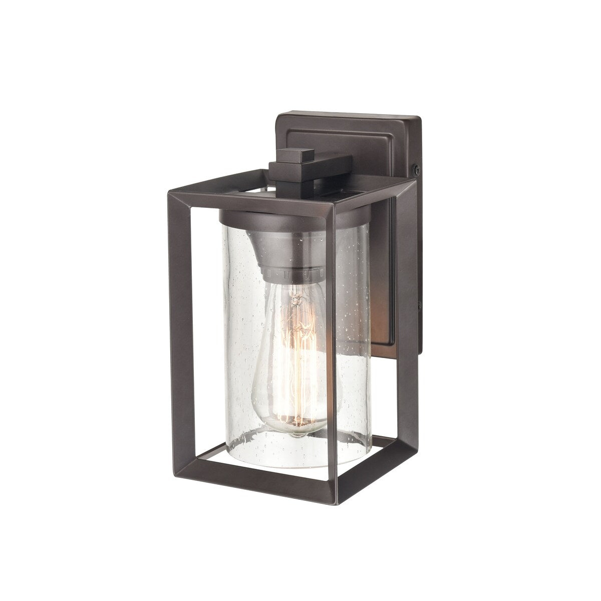 Millennium Lighting Wheatland Outdoor 1 Light Wall Sconce in Powder Coat Black