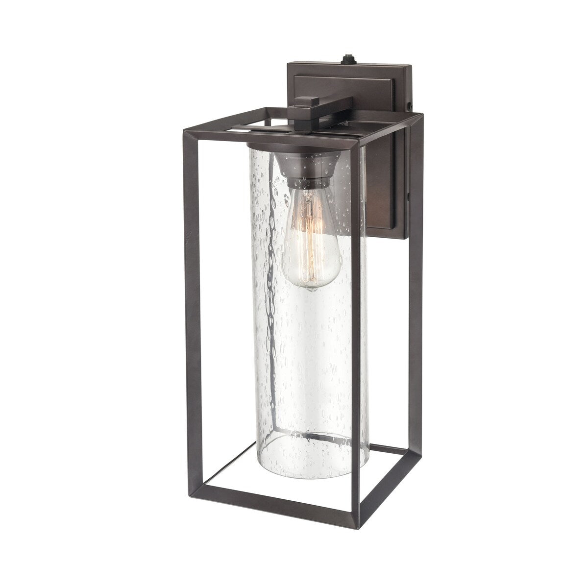 Millennium Lighting Wheatland Outdoor 1 Light Wall Sconce in Powder Coat Black