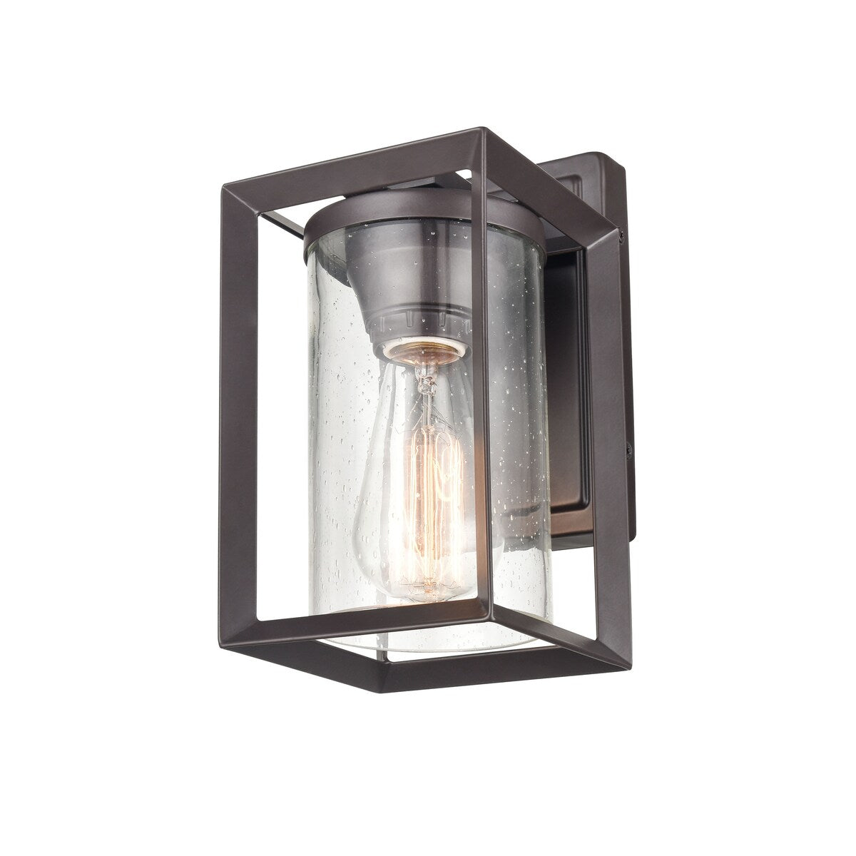 Millennium Lighting Wheatland Outdoor 1 Light Wall Sconce in Powder Coat Black
