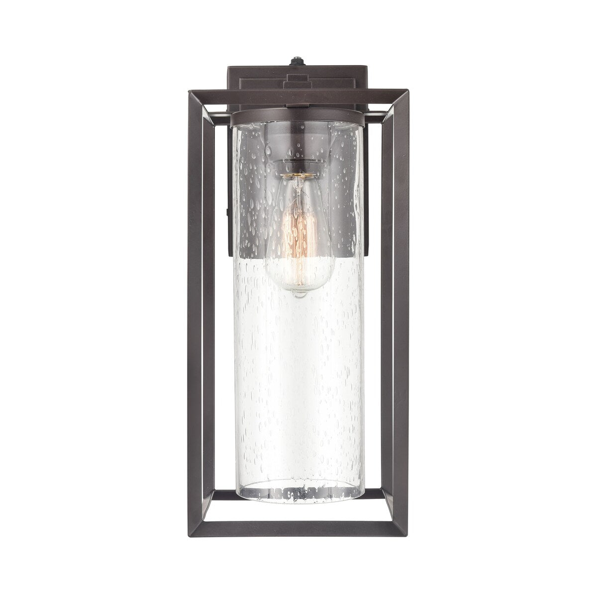 Millennium Lighting Wheatland Outdoor 1 Light Wall Sconce in Powder Coat Black