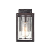 Millennium Lighting Wheatland Outdoor 1 Light Wall Sconce in Powder Coat Black