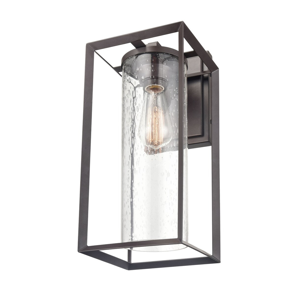Millennium Lighting Wheatland Outdoor 1 Light Wall Sconce in Powder Coat Black