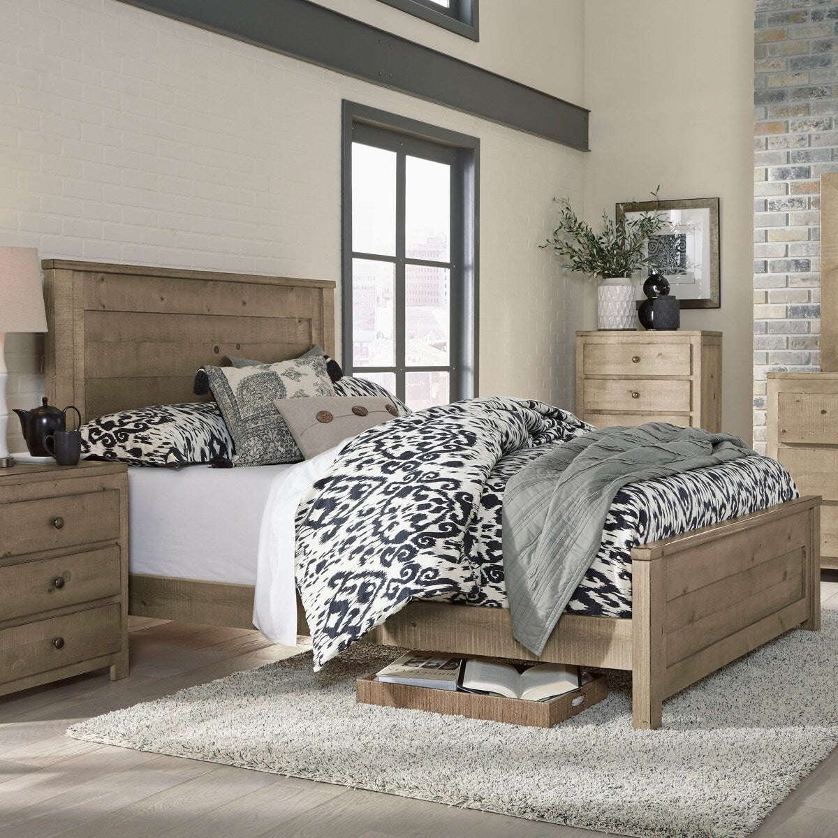 Wheaton Natural Complete Panel Bed