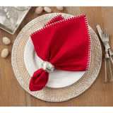 Whip Stitched Design Napkin (Set of 4)