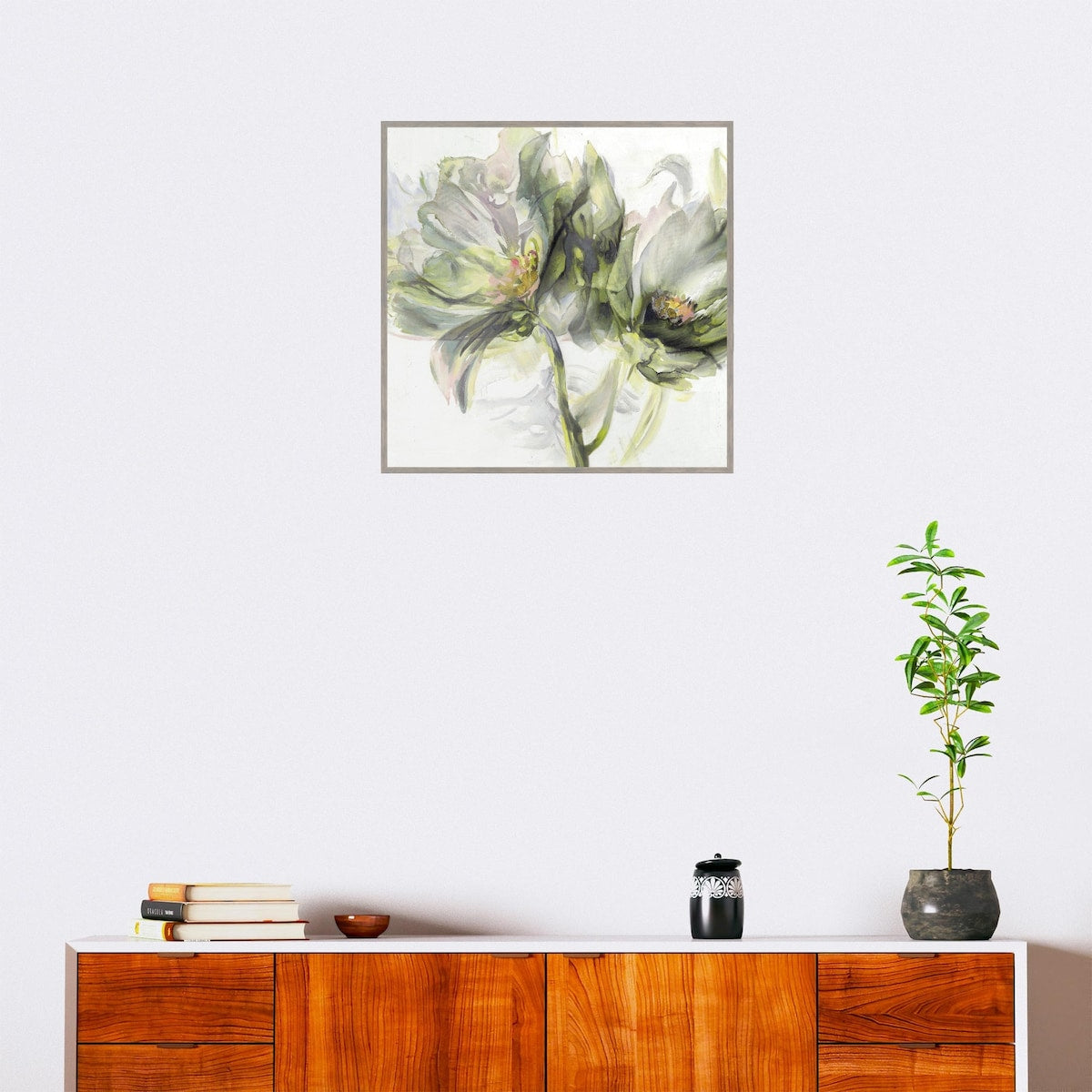 Whispering Garden I By Studio Arts Canvas Art Print