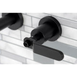 Whitaker Two-Handle 3-Hole Wall Mount Tub Faucet