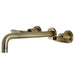 Whitaker Two-Handle 3-Hole Wall Mount Tub Faucet