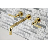 Whitaker Two-Handle 3-Hole Wall Mount Tub Faucet
