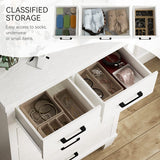 White-6 Drawers Dresser
