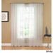 Links Sheer Mesh 84-inch Rod Pocket Curtain Panel - 84"