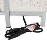 White Cement Transitional Table Lamp - 10 x 18 x 25