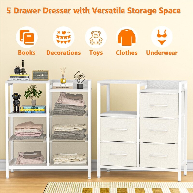 White Dresser for Bedroom