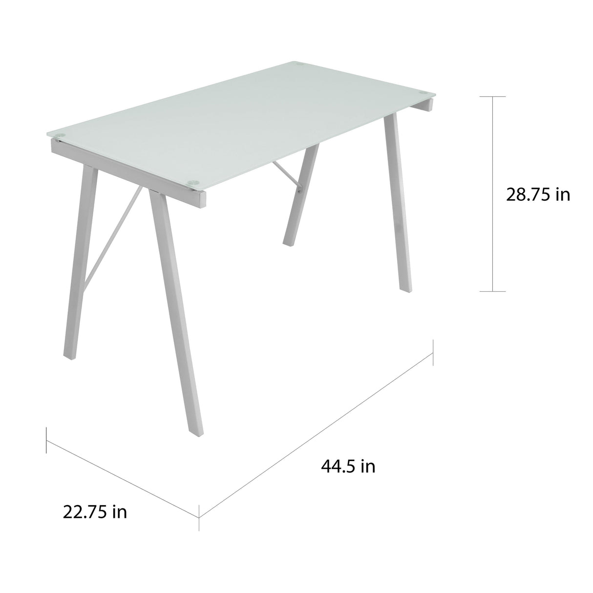 White Exponent Office Desk/Drafting Table