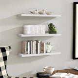 White Floating Shelves Set of 3