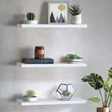 White Floating Shelves Set of 3