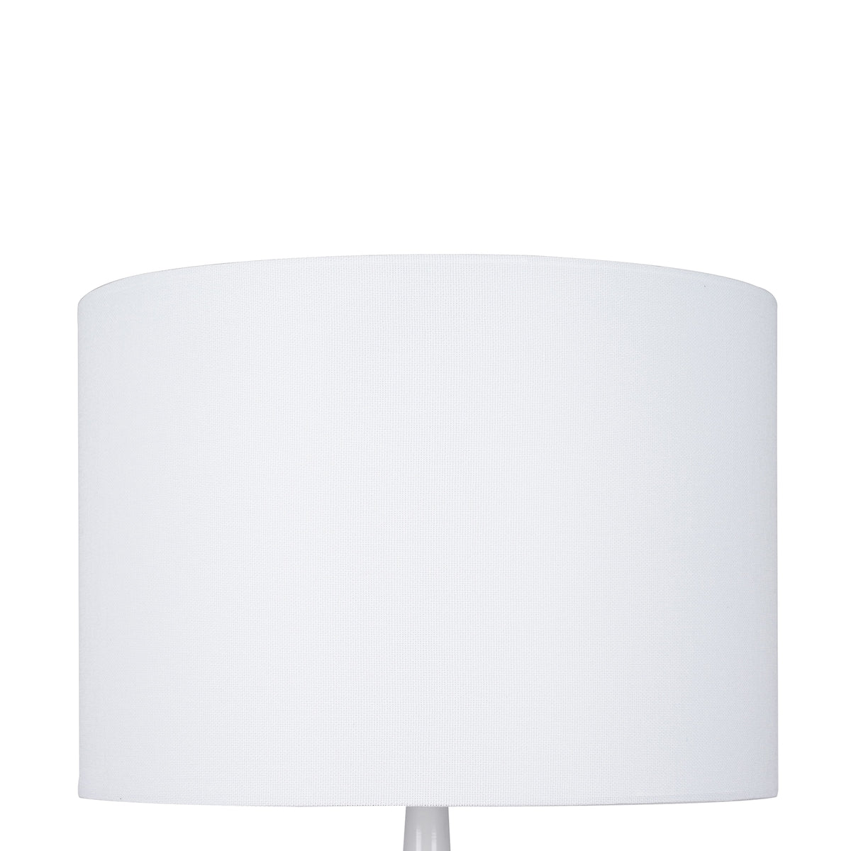 White Fluted Table Lamp