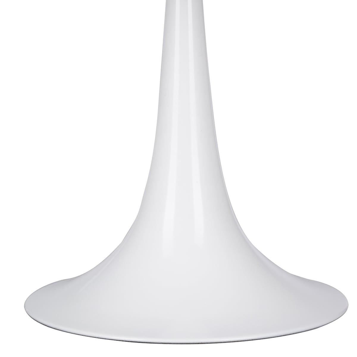 White Fluted Table Lamp