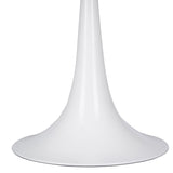 White Fluted Table Lamp