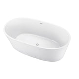 White Freestanding Bathtub