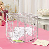 White Gift Box Card Holder, Wedding, Home Decor, Wedding & Bridal, 1 Piece