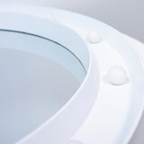 White Hollywood Vanity Round Mirror Wall Hanging - 1 Pack