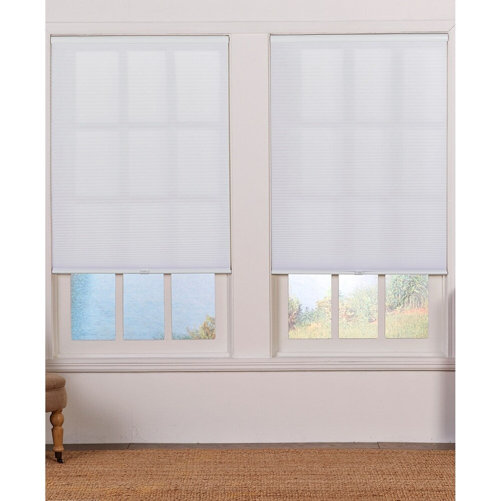 Regal Estate 72-inch White Light-filtering Cordless Cellular Shade