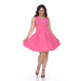 White Mark Plus Size Crystal Dress