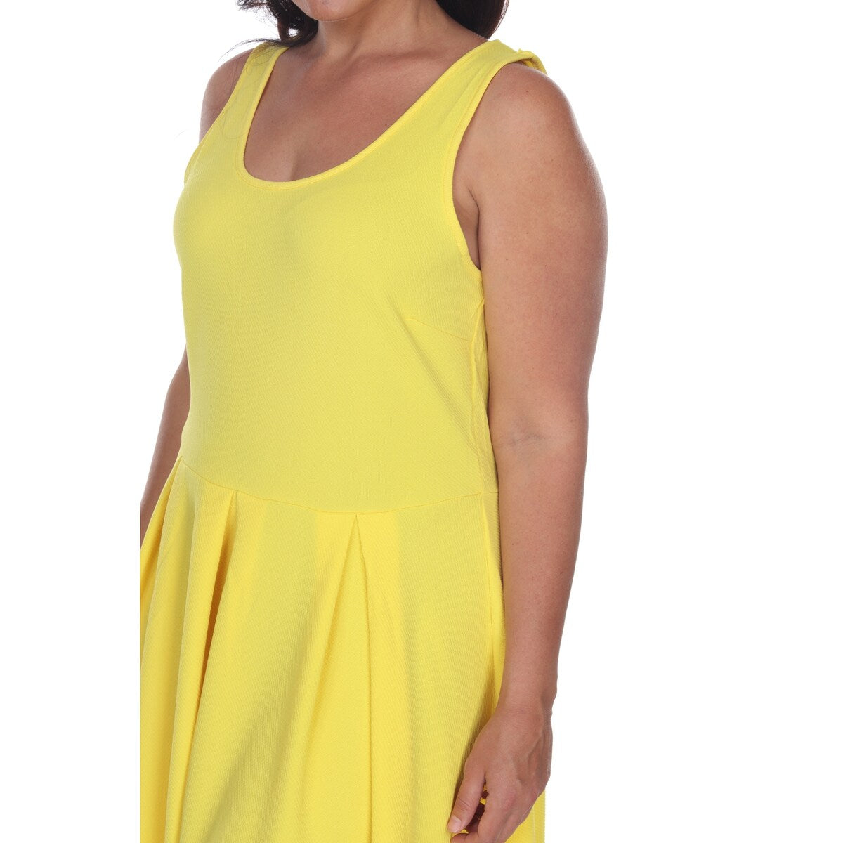 White Mark Plus Size Crystal Dress